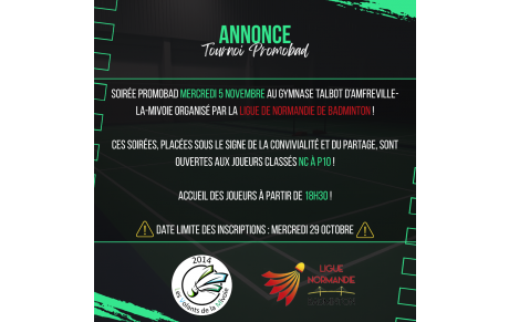 Annonce Promobad - 05/11/2025