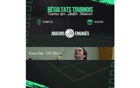 Résultats - Tournoi des Hautes Falaises