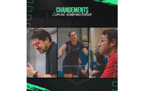 Changements - Conseil d'Administration