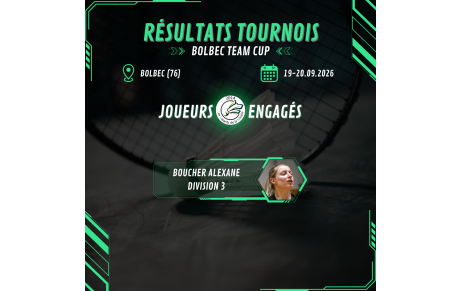 Résultats - Bolbec Team Cup