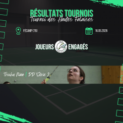 Résultats - Tournoi des Hautes Falaises