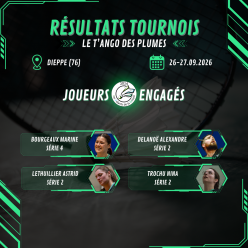 Résultats - T'ango des Plumes